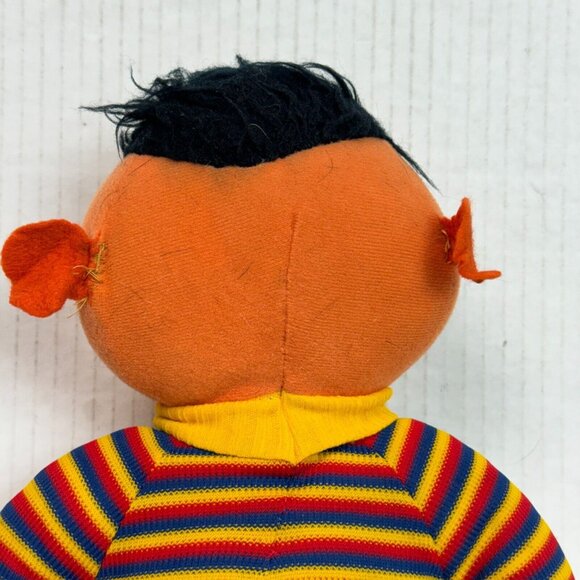 70's Vintage Knickerbocker Ernie Sesame Street Muppet 13" Plush Stuffed Toy - Picture 5 of 12